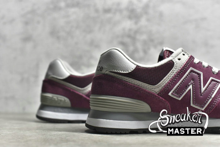 NEW BALANCE 574 RUNNING SHOES BURGUNDY/BURGUNDY/BURGUNDY ML574EVM