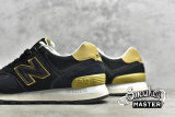 NEW BALANCE 574 RUNNING SHOES BLACK/YELLOW/WHITE NB574