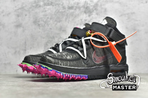 NIKE AIR FORCE 1 MID X OFF-WHITE BLACK/BLACK/BLACK DO6290-001