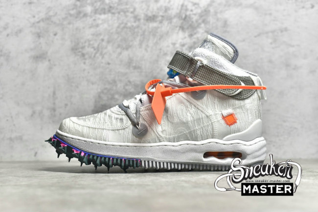 NIKE AIR FORCE 1 MID X OFF-WHITE WHITE/WHITE/WHITE DO6290-100