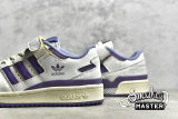 ADIDAS FORUM 84 LOW SHOES OFF WHITE/TECH PURPLE/CREAM WHITE GX4535