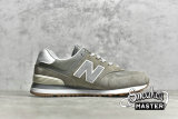 NEW BALANCE 574 RUNNING SHOES LIGHT GREY/GREEN/WHITE ML574GRF