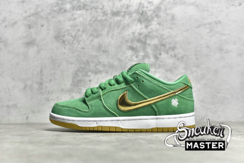 NIKE DUNK LOW SB ST. PATRICK’S DAY GREEN/GOLD/WHITE BQ6817-303