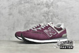 NEW BALANCE 574 RUNNING SHOES BURGUNDY/BURGUNDY/BURGUNDY ML574EVM