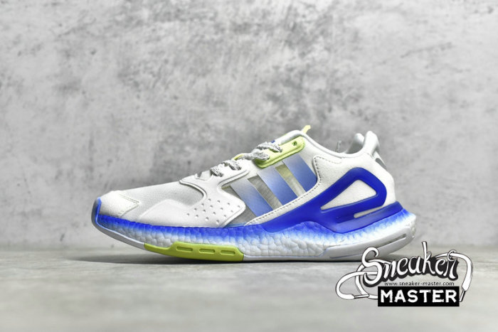ADIDAS DAY JOGGER CLOUD WHITE/POLAR BLUE/SKY TINT/ACID MINT GW4912