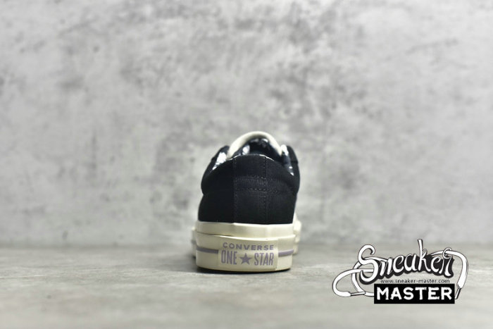 CONVERSE ONE STAR LOW TROPICAL BLACK/MOUSE/EGRET 160584C