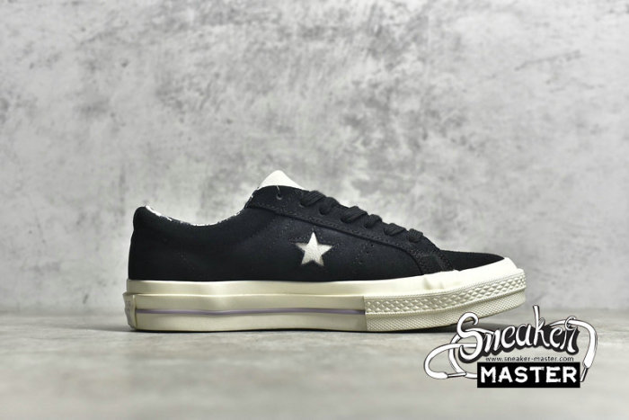 CONVERSE ONE STAR LOW TROPICAL BLACK/MOUSE/EGRET 160584C