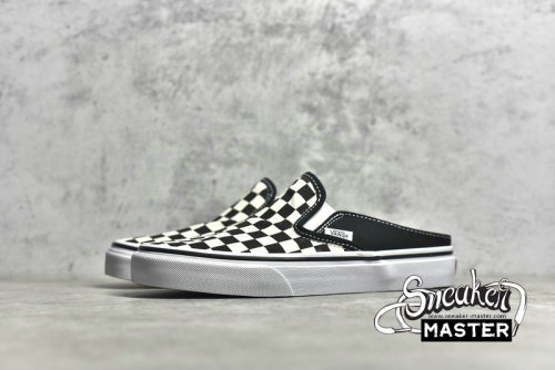 VANS CLASSIC SLIP-ON MULE CHECKRBOARD BLACK/WHITE/BLACK VN0A4P3U5GU