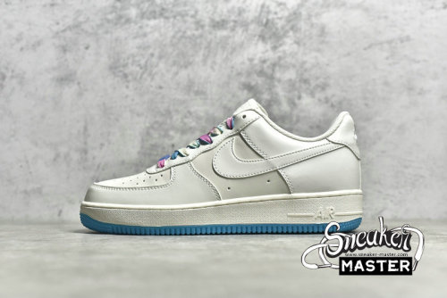 NIKE AIR FORCE 1 07 LOW RICE WHITE/BLUE-PURPLE CH6696-326