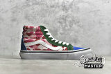 VANS X BAPE SK8 HIGH 36 DX MULTI CAMO BLACK/WHITE/BLUE/BROWN VN0A38GF7BM