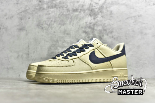 NIKE AIR FORCE 1 LOW BEIGE/DEEP BLUE/BEIGE 315122-109