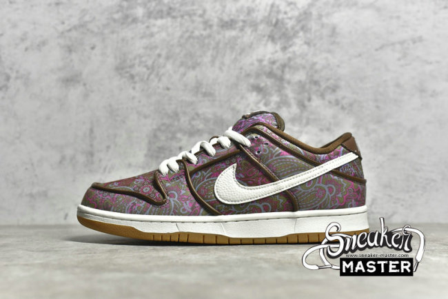 NIKE DUNK LOW PRO PREMIUM SB PAISLEY BROWN/BURGUNDY/WHITE DH7534-200