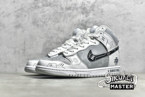 NIKE SB DUNK HIGH WHITE/GREY/BLACK CZ8149-101