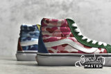 VANS X BAPE SK8 HIGH 36 DX MULTI CAMO BLACK/WHITE/BLUE/BROWN VN0A38GF7BM
