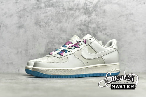 NIKE AIR FORCE 1 07 LOW RICE WHITE/BLUE-PURPLE CH6696-326