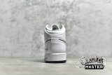 NIKE AIR JORDAN 1 MID PS SCHEMATIC WHITE/BLACK/WHITE DQ1866-100