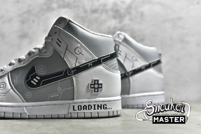 NIKE SB DUNK HIGH WHITE/GREY/BLACK CZ8149-101