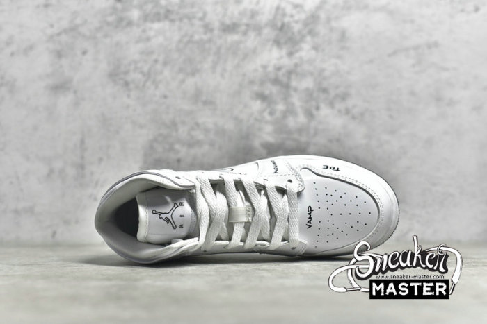 NIKE AIR JORDAN 1 MID PS SCHEMATIC WHITE/BLACK/WHITE DQ1866-100