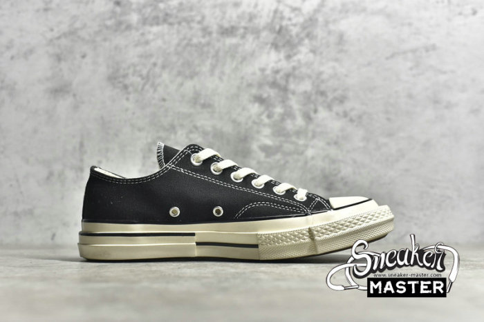 CONVERSE CHUCK TAYLOR ALL-STAR 70S LOW RUBBER PATCHWORK BLACK/WHITE/BLACK A02115C