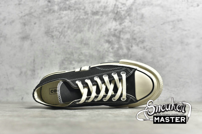 CONVERSE CHUCK TAYLOR ALL-STAR 70S LOW RUBBER PATCHWORK BLACK/WHITE/BLACK A02115C