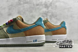 NIKE AIR FORCE 1 GS TOASTY BROWN/OLIVE GREEN/BLUE DO5215-331