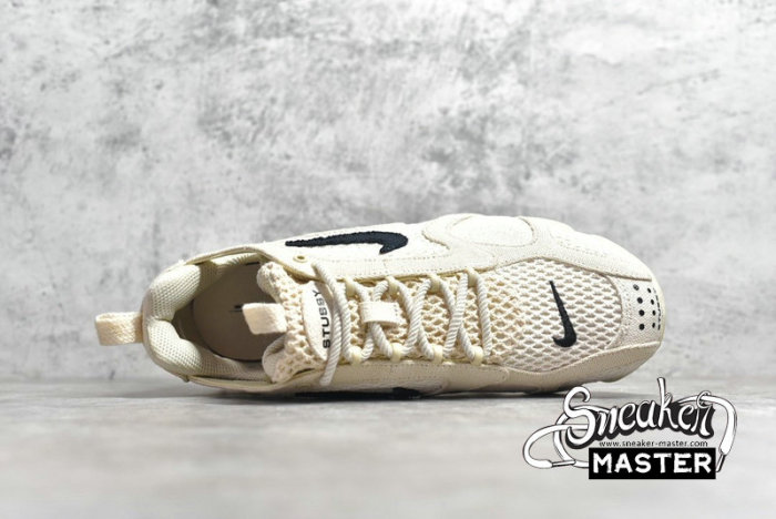 NIKE STUSSY X AIR ZOOM SPIRIDON CAGED 2 FOSSIL/BLACK/FOSSIL CQ5486-200