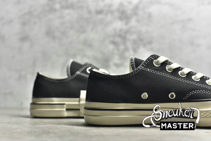 CONVERSE CHUCK TAYLOR ALL-STAR 70S LOW RUBBER PATCHWORK BLACK/WHITE/BLACK A02115C