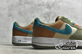 NIKE AIR FORCE 1 GS TOASTY BROWN/OLIVE GREEN/BLUE DO5215-331