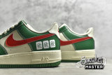 NIKE AIR FORCE 1 07 LOW BEIGE/GREEN/RED CW2288-666