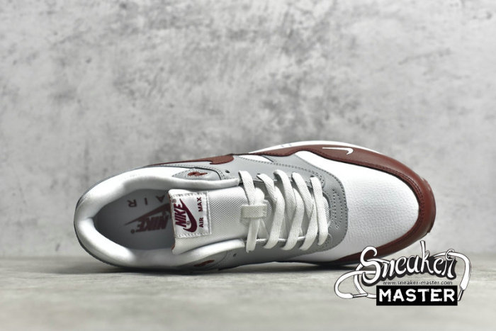 NIKE AIR MAX 1 PREMIUM MYSTIC DATES WHITE/WOLF GREY/BLACK DB5074-101