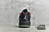 NIKE CLOT X AIR JORDAN 5 RETRO LOW BLACK/CLASSIC JADE/FIRE RED DM4640-036
