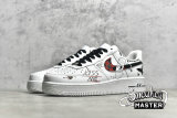 NIKE AIR FORCE 1 07 LOW TRIPLE WHITE/BLACK/RED DD8959-100