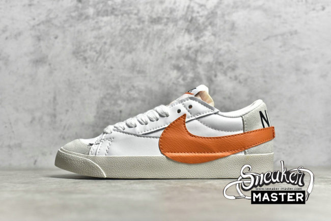 NIKE BLAZER LOW 77 JUMBO WHITE/ORANGE/WHITE DQ1470-103