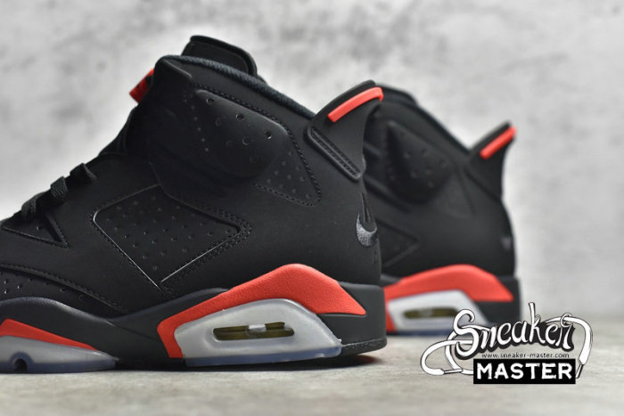 NIKE AIR JORDAN 6 RETRO INFRARED 2019 BLACK/INFRARED 23/BLACK 384664-060
