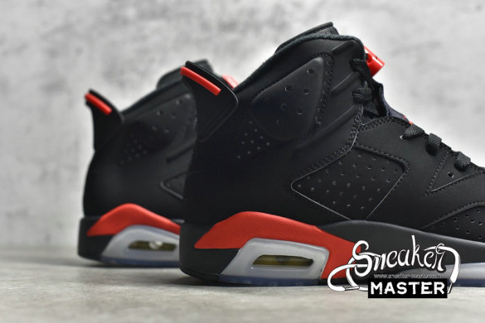 NIKE AIR JORDAN 6 RETRO INFRARED 2019 BLACK/INFRARED 23/BLACK 384664-060