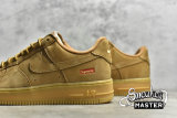 NIKE AIR FORCE 1 LOW SP X SUPREME WHEAT FLAX/FLAX/GUM LIGHT BROWN DN1555-200