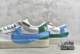 NIKE BLAZER LOW 77 JUMBO MISMATCH WHITE/MALACHITE/WHITE DQ1470-100