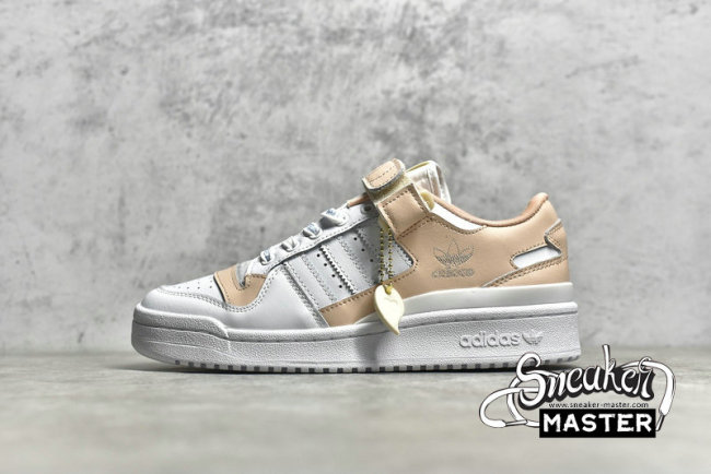 ADIDAS FORUM 84 LOW HALO BLUSH/CLOUD WHITE/ACID RED GW0569