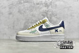 NIKE AIR FORCE 1 07 LOW WHITE/CREAM WHITE/NAVY BLUE 315115-113