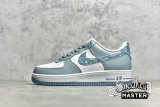 NIKE AIR FORCE 1 07 LOW GREEN/BLUE PAISLEY/WHITE XM9612-092