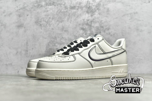 NIKE AIR FORCE 1 07 LOW BEIGE/BLACK/BEIGE 315122-808