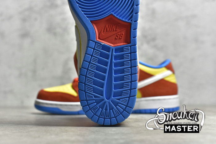 NIKE SB DUNK LOW BART SIMPSON HABANERO RED/WHITE/BLUE HERO BQ6817-602