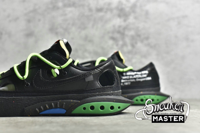 NIKE OFF-WHITE X BLAZER LOW BLACK/BLACK/BLACK DH7863-001