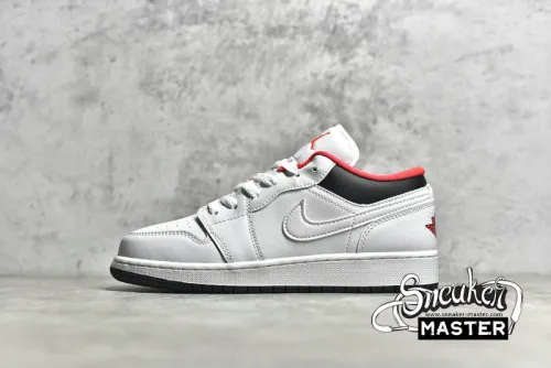 NIKE AIR JORDAN 1 LOW GS CHICAGO HOME WHITE/INFRARED 23/BLACK 553560-160
