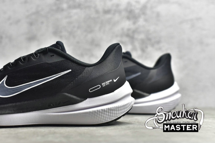 NIKE AIR WINFLO 9 BLACK/WHITE/DARK SMOKE GREY DD6203-001