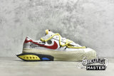 NIKE OFF-WHITE X BLAZER LOW WHITE/UNIVERSITY RED/WHITE DH7863-100