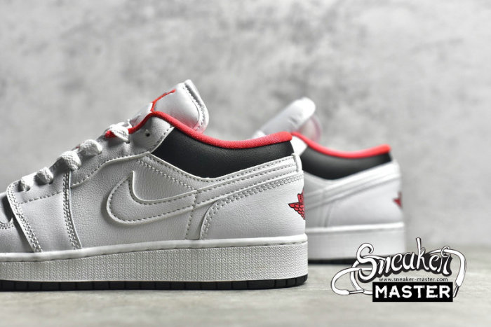 NIKE AIR JORDAN 1 LOW GS CHICAGO HOME WHITE/INFRARED 23/BLACK 553560-160
