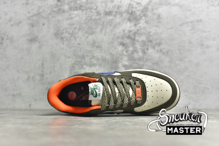 NIKE AIR FORCE 1 LOW DARK GREEN/BLUE/WHITE DH7568-001