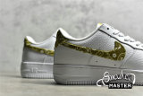NIKE AIR FORCE 1 LOW OLIVE PAISLEY WHITE/WHITE/OLIVE DJ9942-101