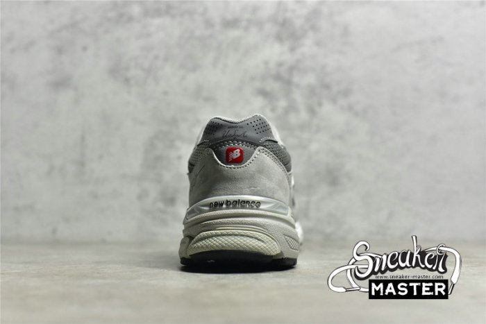 NEW BALANCE 990V3 RUNNING SHOES GREY/WHITE/GREY M990GL3